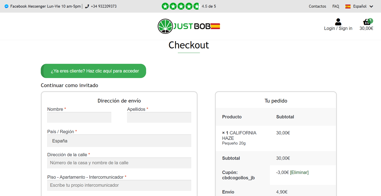 JustBob Descuento 10%